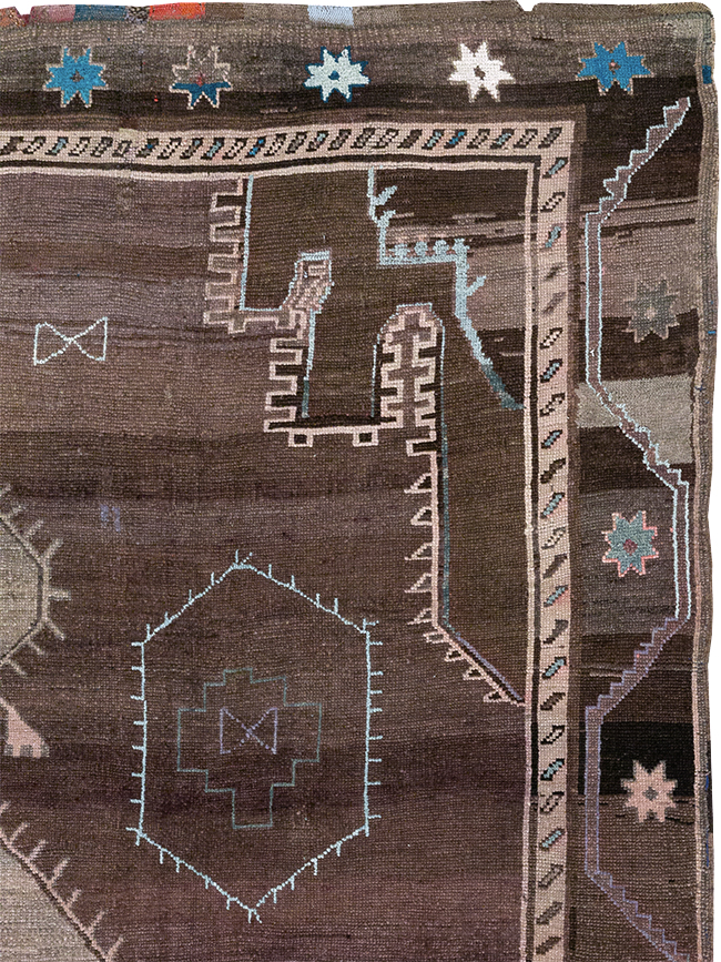 Vintage Turkish Anatolian Room Size Carpet, No.32350 - Gss