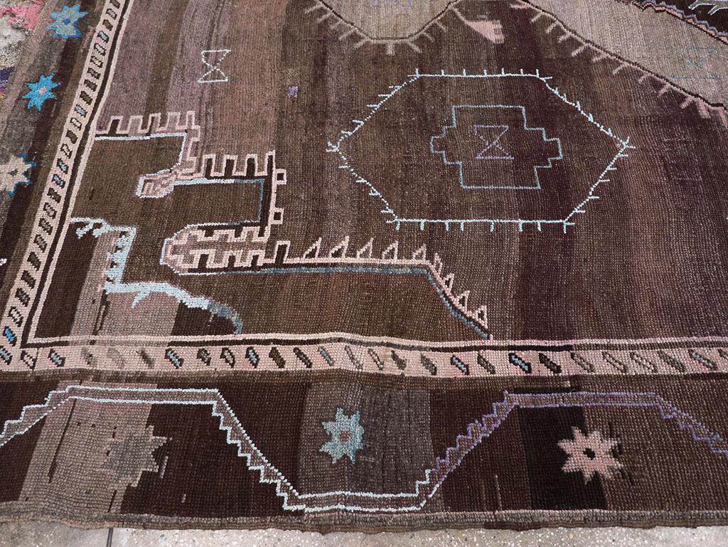 Vintage Turkish Anatolian Room Size Carpet, No.32350 - Gss