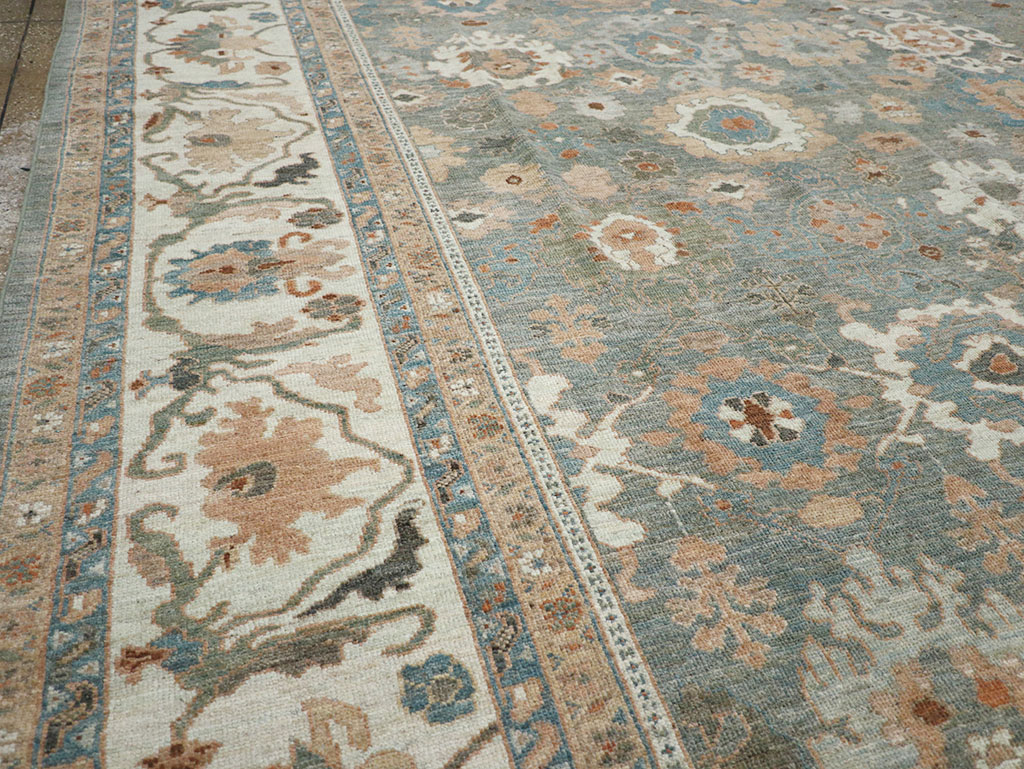 Modern Persian Sultanabad Room Size Carpet, No.32351 - Gss