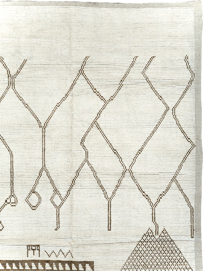 Modern Moroccan Tribal Room Size Carpet, No.32355 - Gss