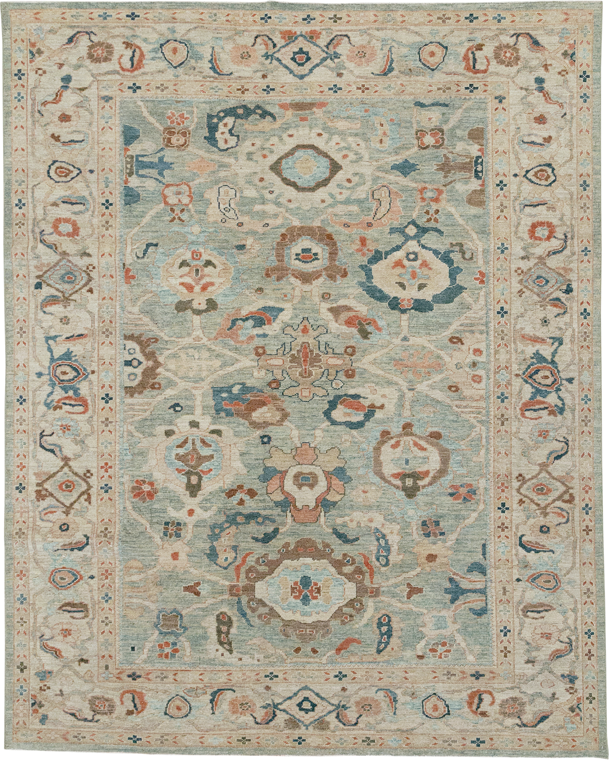 Modern Persian Sultanabad Room Size Carpet, No.32364 - Gss