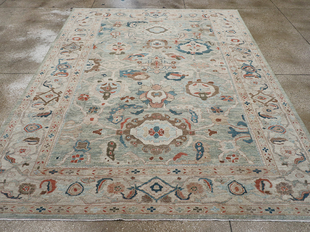 Modern Persian Sultanabad Room Size Carpet, No.32364 - Gss