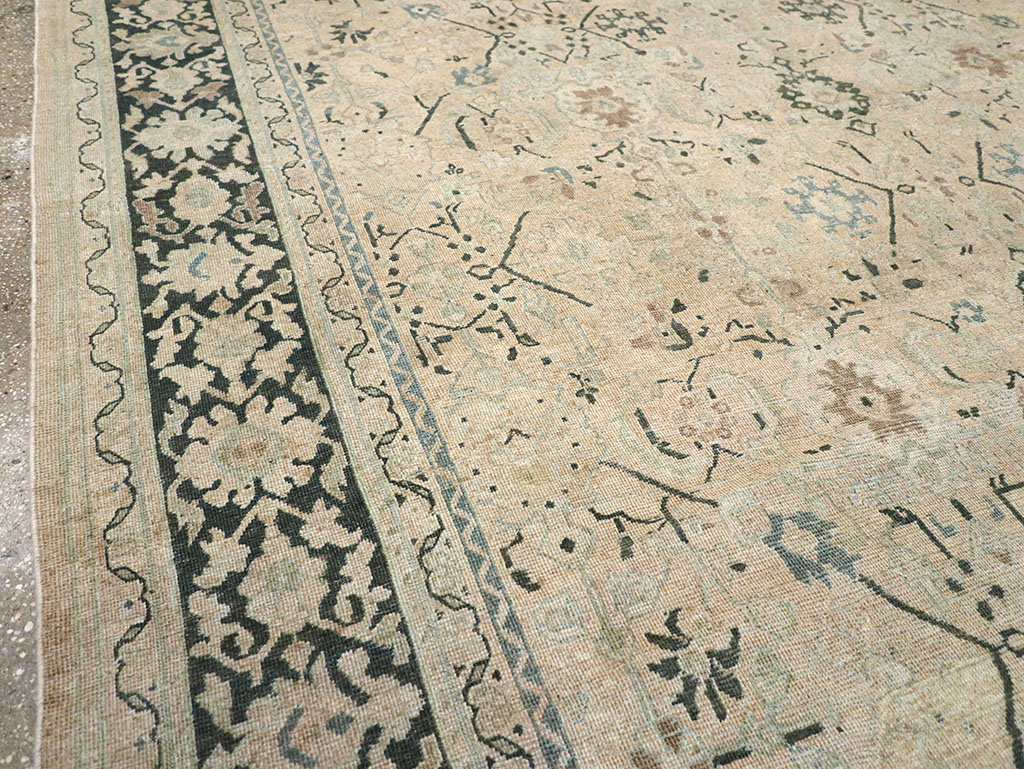 Vintage Persian Mahal Room Size Carpet, No.32367 - Gss