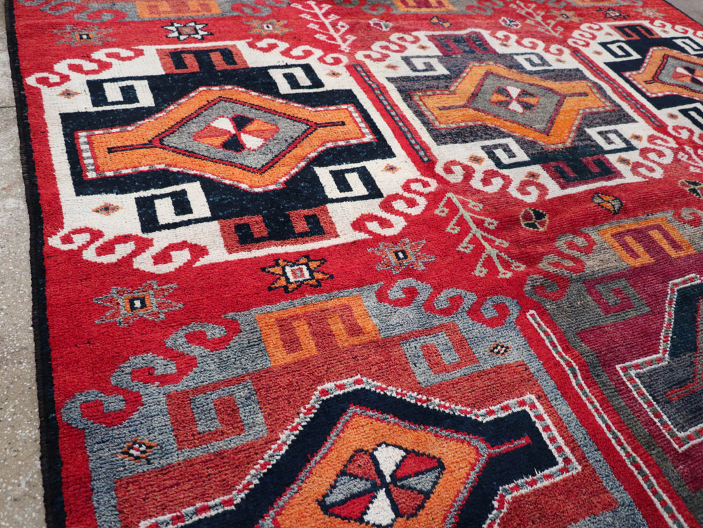 Vintage Turkish Anatolian Square Room Size Carpet, No.32370 - Gss
