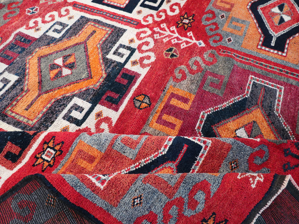 Vintage Turkish Anatolian Square Room Size Carpet, No.32370 - Gss