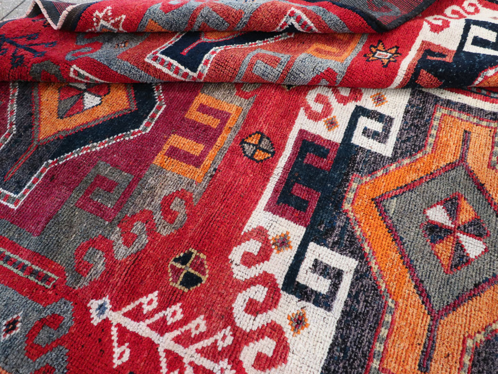 Vintage Turkish Anatolian Square Room Size Carpet, No.32370 - Gss