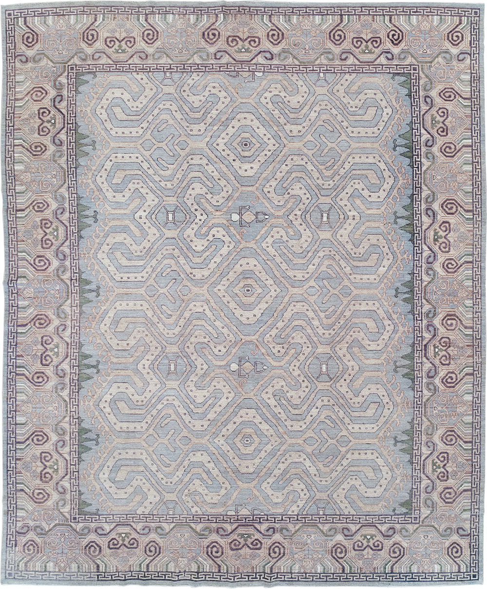 Modern East Turkestan Khotan Room Size Carpet, No.32375 - Gss