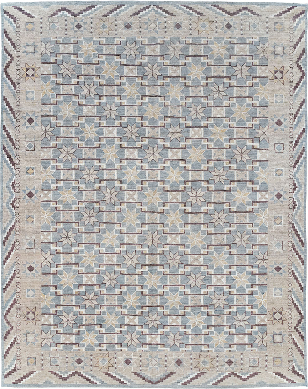 Modern East Turkestan Khotan Room Size Carpet, No.32377 - Gss