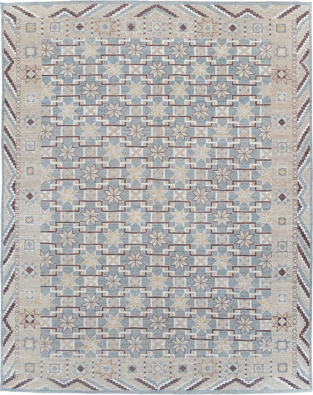Modern East Turkestan Khotan Room Size Carpet, No.32377 - Gss