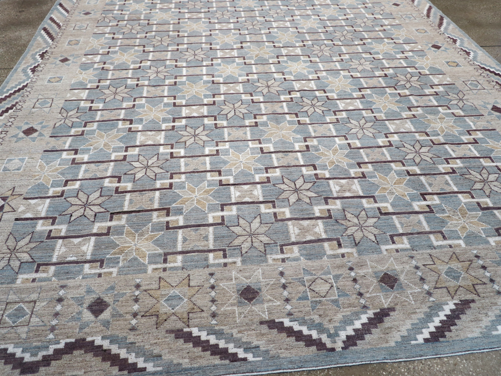 Modern East Turkestan Khotan Room Size Carpet, No.32377 - Gss