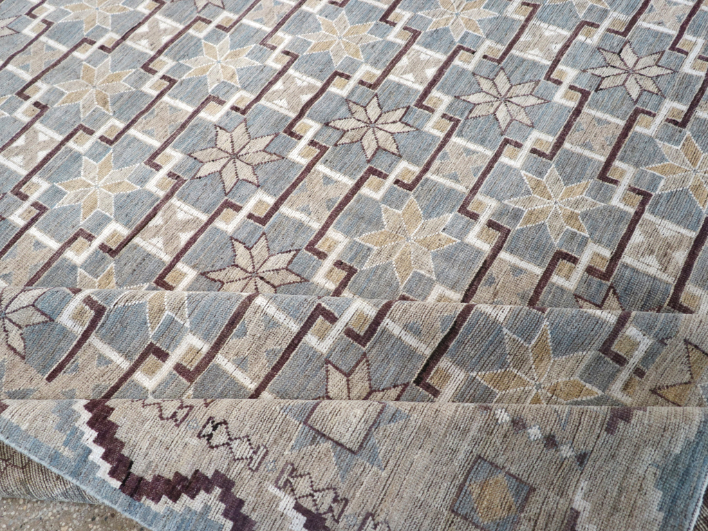 Modern East Turkestan Khotan Room Size Carpet, No.32377 - Gss