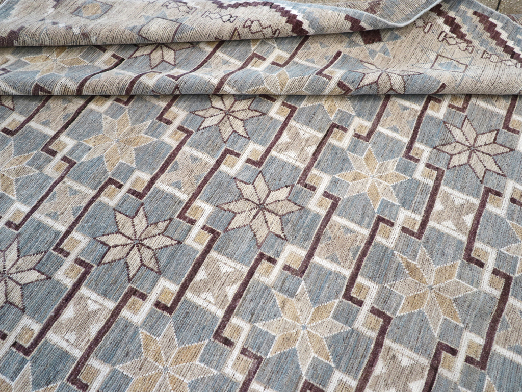 Modern East Turkestan Khotan Room Size Carpet, No.32377 - Gss