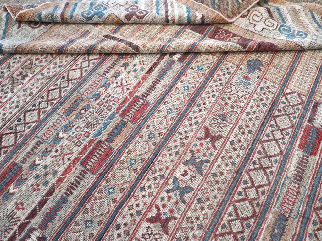 Modern East Turkestan Khotan Room Size Carpet, No.32378 - Gss