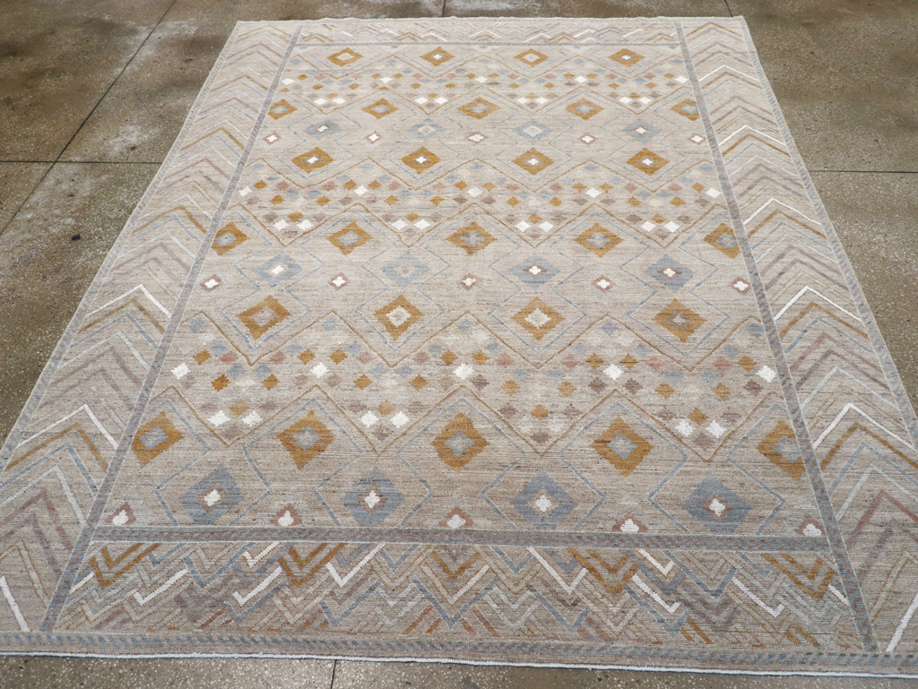 Modern East Turkestan Khotan Small Room Size Carpet, No.32380 - Gss