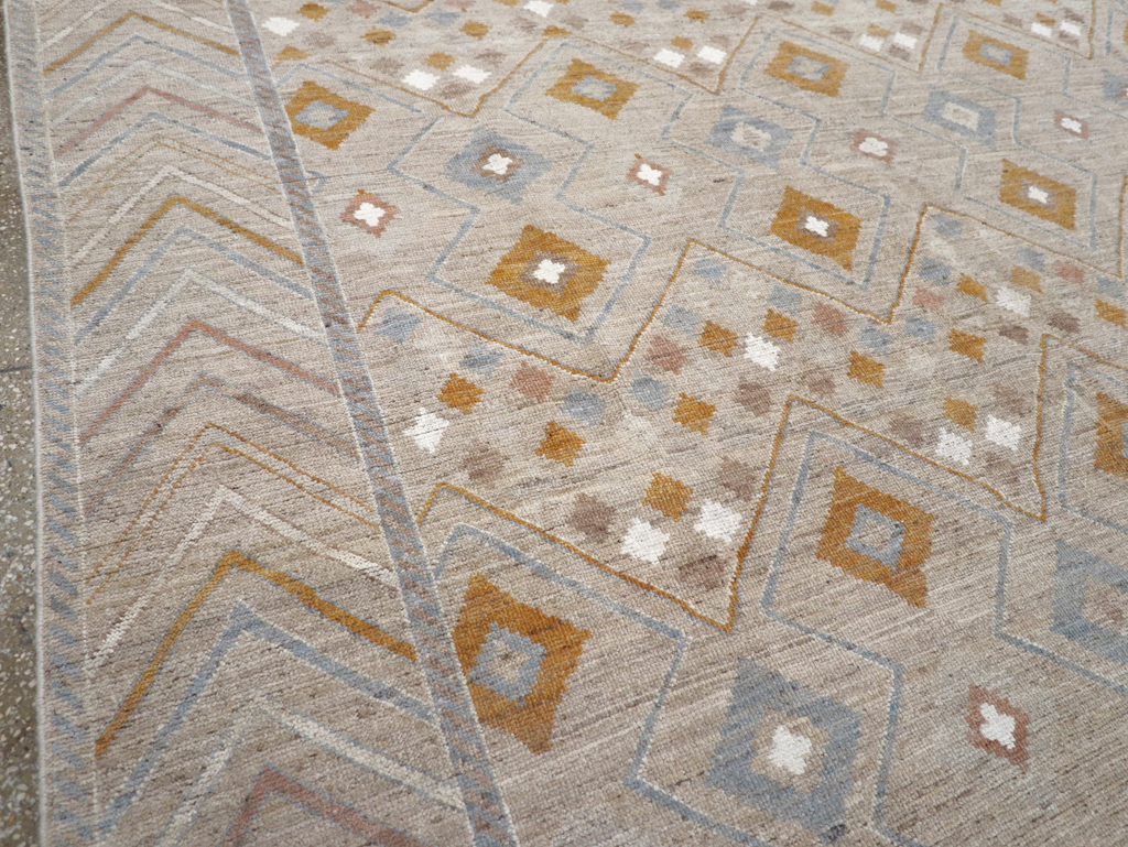 Modern East Turkestan Khotan Small Room Size Carpet, No.32380 - Gss