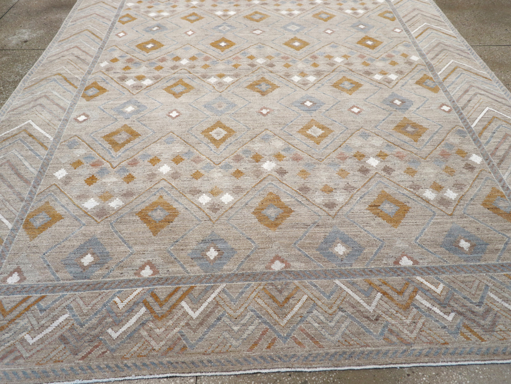 Modern East Turkestan Khotan Small Room Size Carpet, No.32380 - Gss