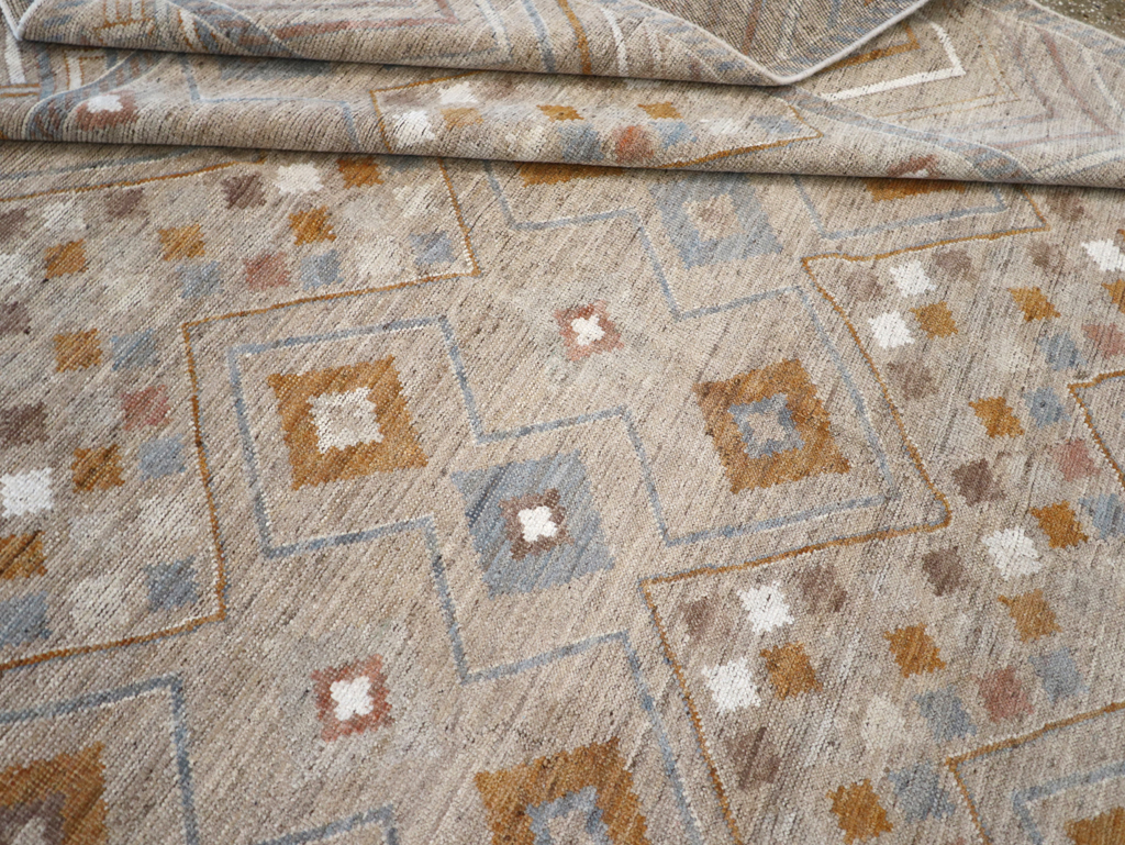 Modern East Turkestan Khotan Small Room Size Carpet, No.32380 - Gss