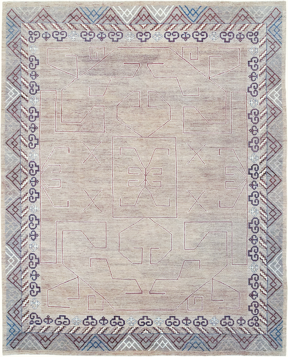 Modern East Turkestan Khotan Room Size Carpet, No.32382 - Gss