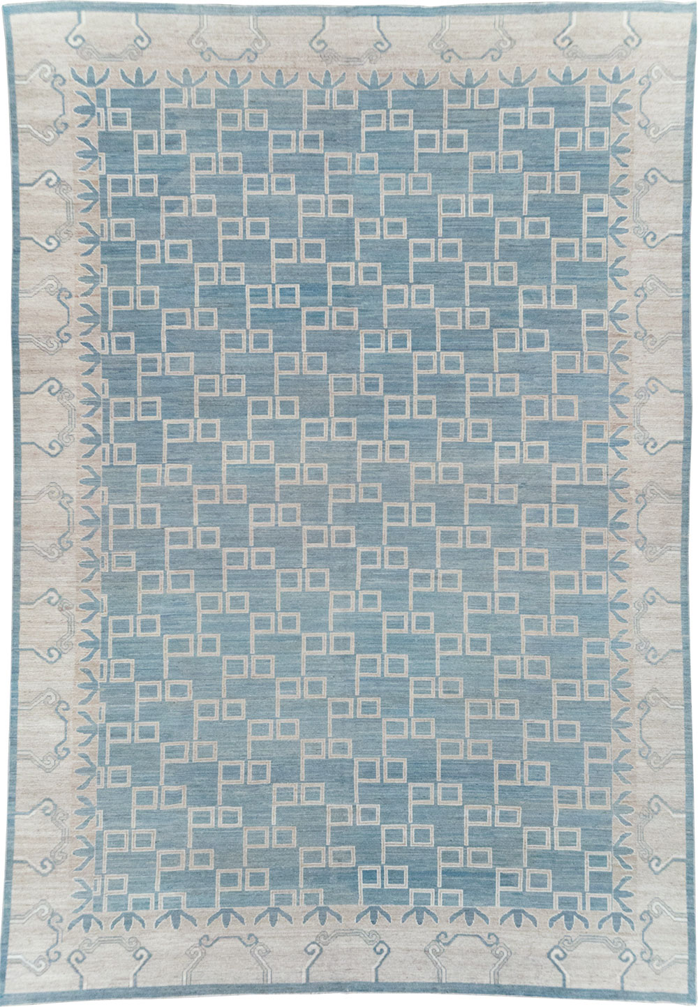 Modern East Turkestan Khotan Room Size Carpet, No.32383 - Gss