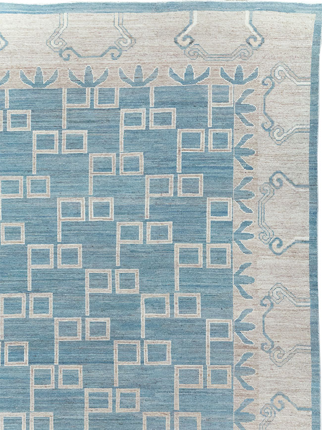 Modern East Turkestan Khotan Room Size Carpet, No.32383 - Gss