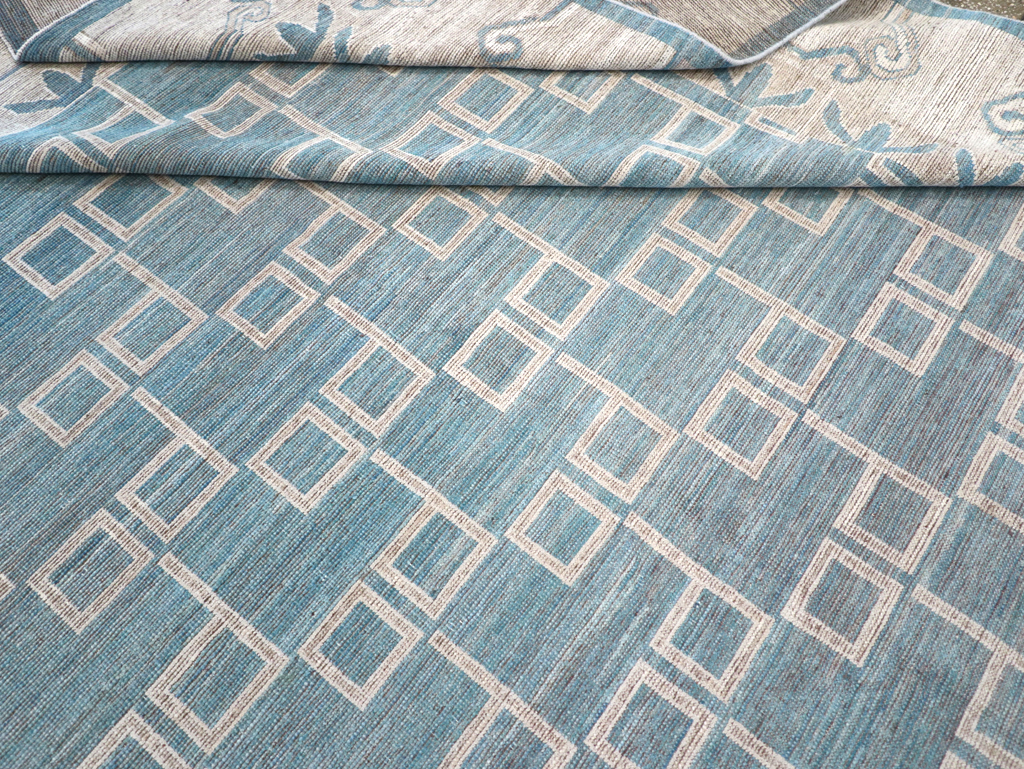 Modern East Turkestan Khotan Room Size Carpet, No.32383 - Gss