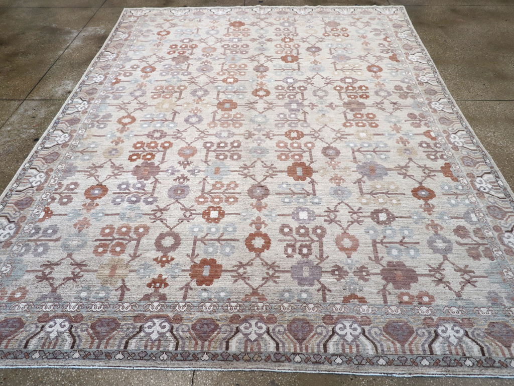 Modern East Turkestan Khotan Room Size Carpet, No.32389 - Gss