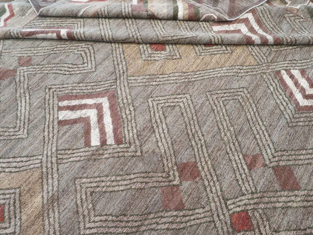 Modern East Turkestan Khotan Square Room Size Carpet, No.32390 - Gss