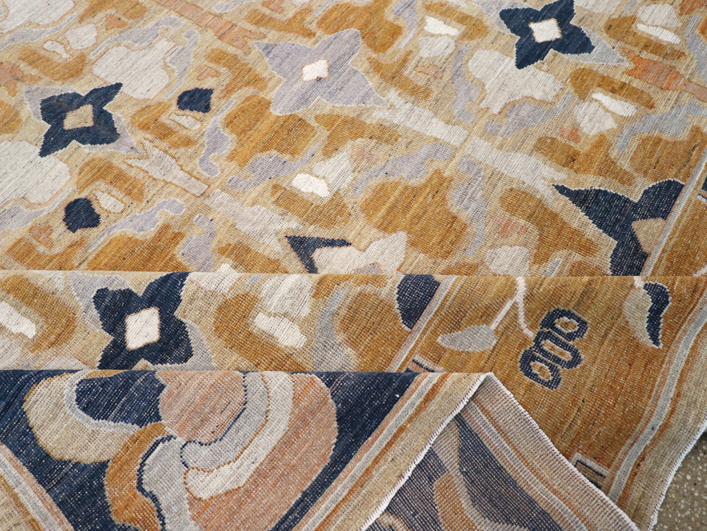 Modern East Turkestan Khotan Room Size Carpet, No.32391 - Gss