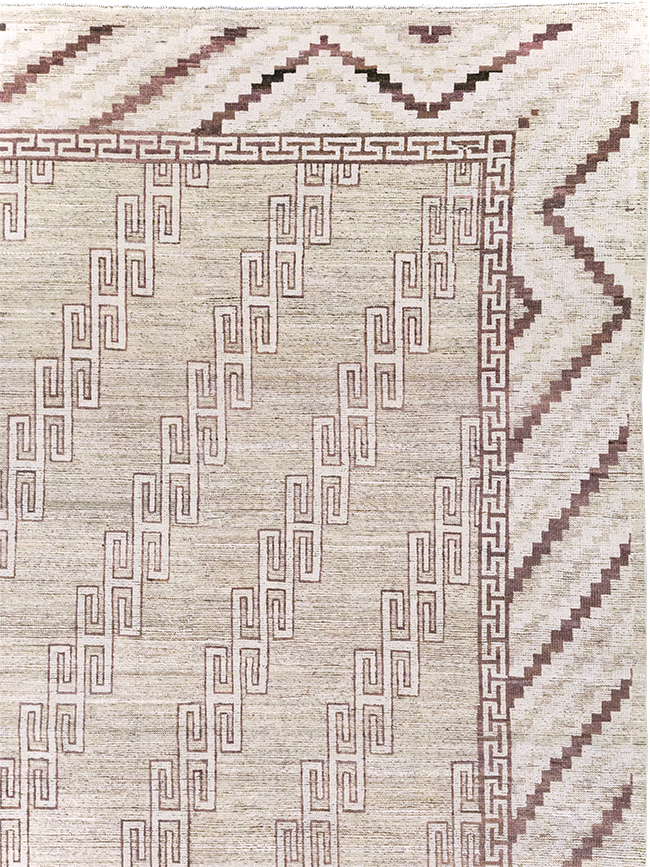 Modern East Turkestan Khotan Room Size Carpet, No.32394 - Gss