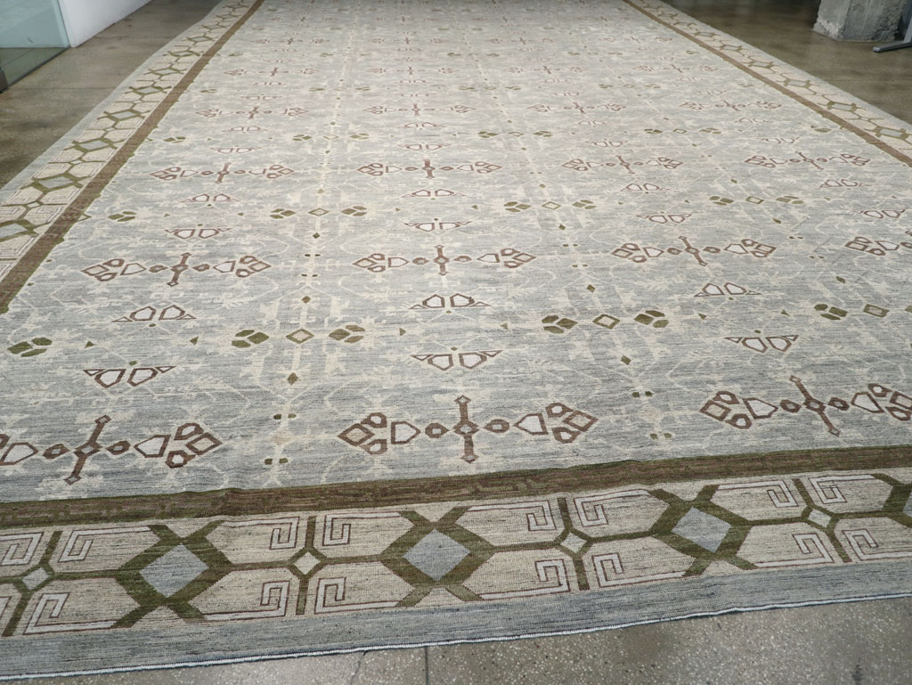 Modern East Turkestan Khotan Oversize Carpet, No.32395 - Gss