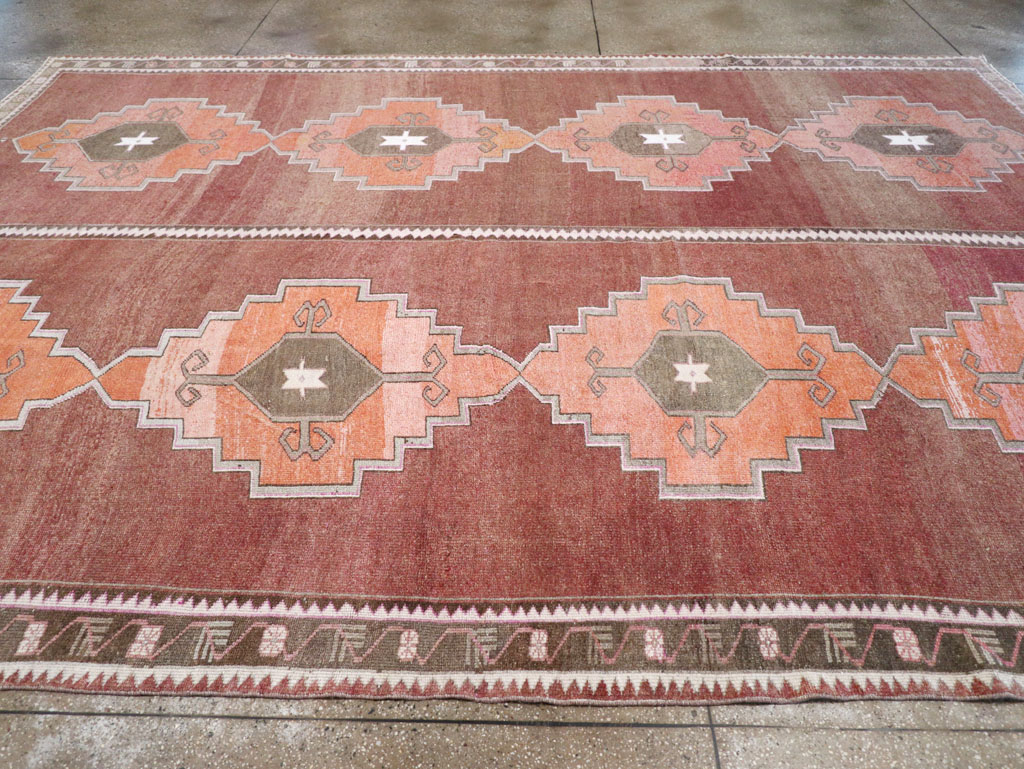Vintage Turkish Anatolian Room Size Carpet, No.32409 - Gss