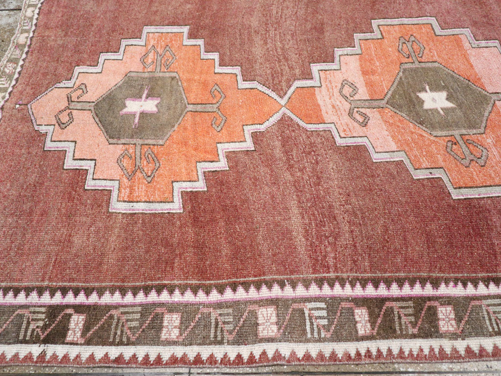 Vintage Turkish Anatolian Room Size Carpet, No.32409 - Gss