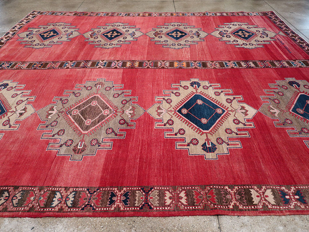 Vintage Turkish Anatolian Room Size Carpet, No.32410 - Gss
