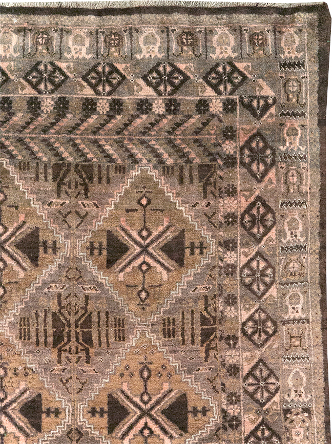 Vintage Persian Baluch Rug, No.32412 - Gss