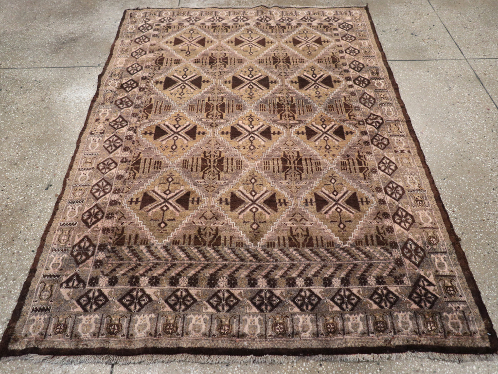 Vintage Persian Baluch Rug, No.32412 - Gss