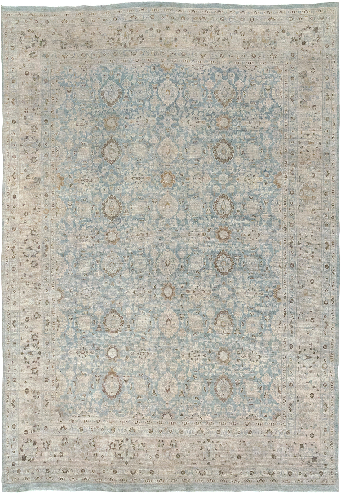 Antique Persian Mashad Room Size Carpet, No.32421 - Gss