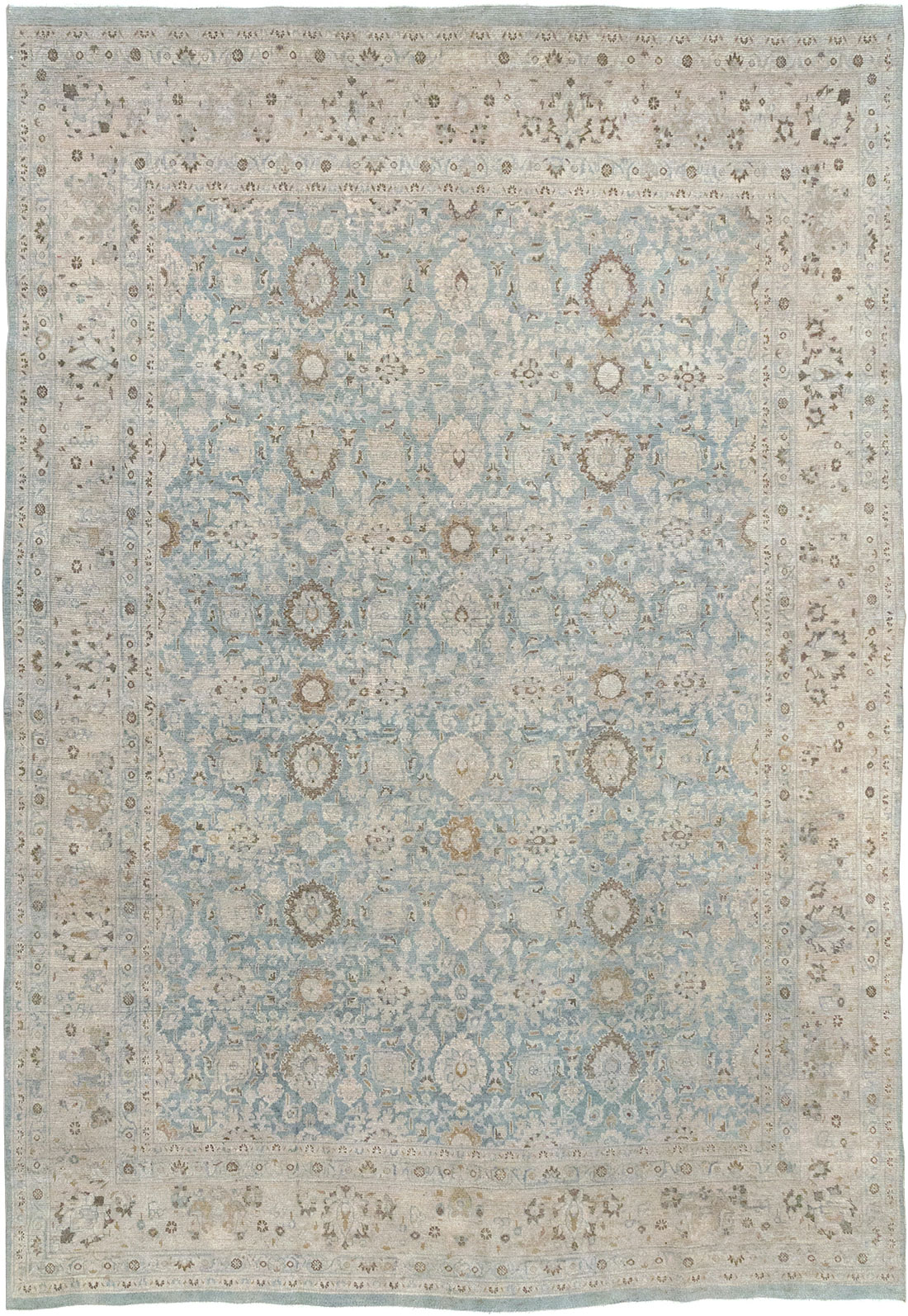 Antique Persian Mashad Room Size Carpet, No.32421 - Gss