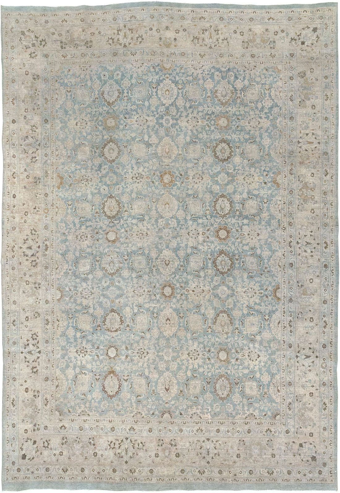 Antique Persian Mashad Room Size Carpet, No.32421 - Gss