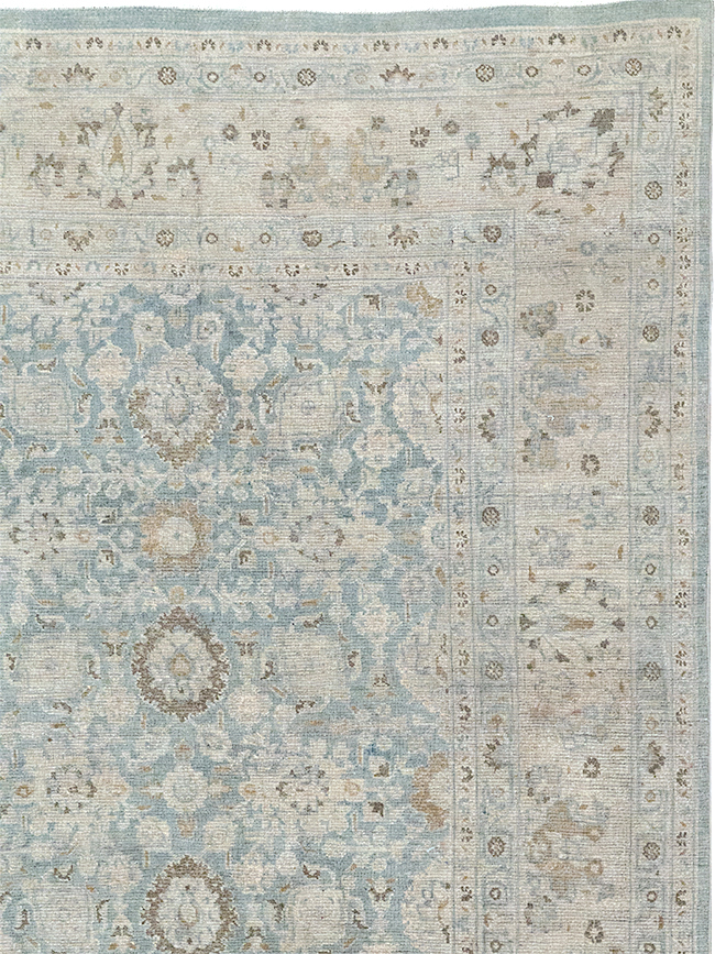 Antique Persian Mashad Room Size Carpet, No.32421 - Gss