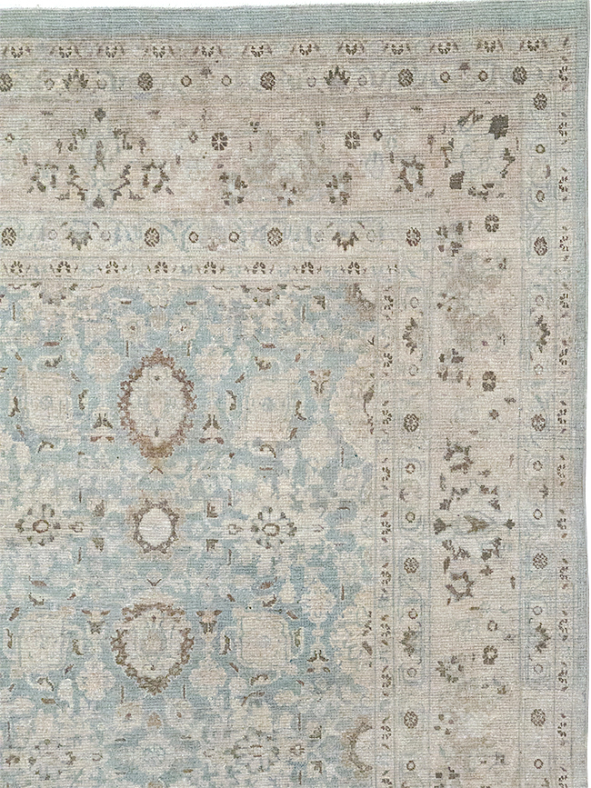 Antique Persian Mashad Room Size Carpet, No.32421 - Gss