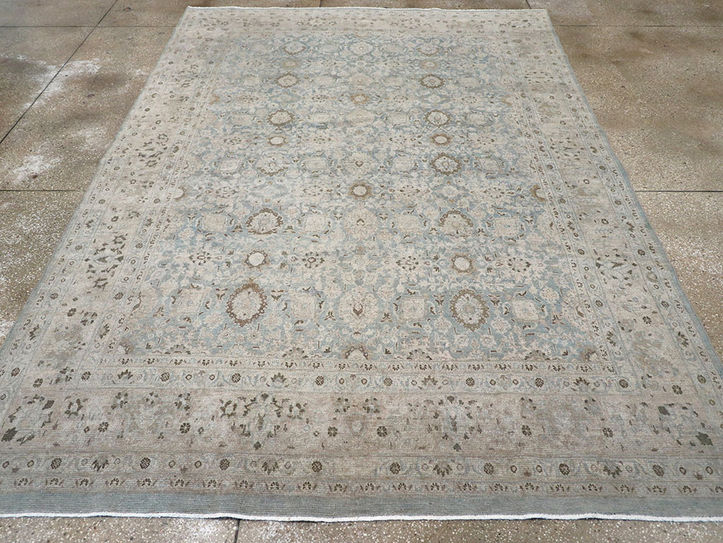 Antique Persian Mashad Room Size Carpet, No.32421 - Gss