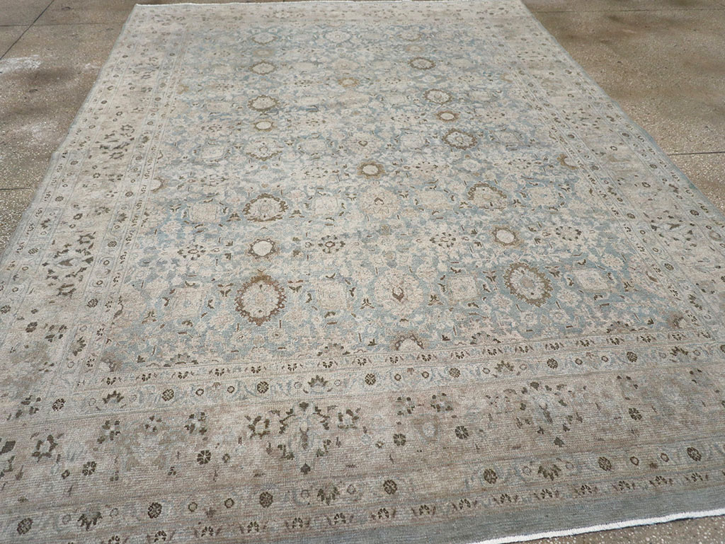 Antique Persian Mashad Room Size Carpet, No.32421 - Gss