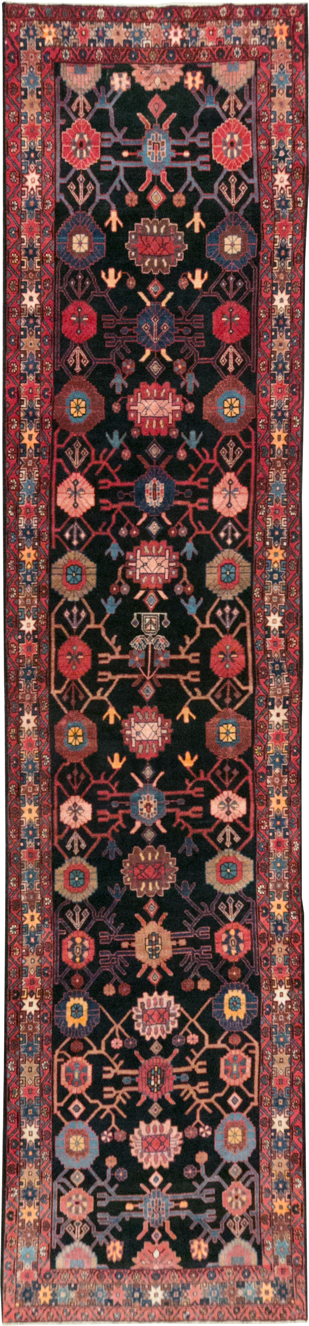 Vintage Persian Malayer Long Runner (Pair: 1 of 2), No.32424 - Gss