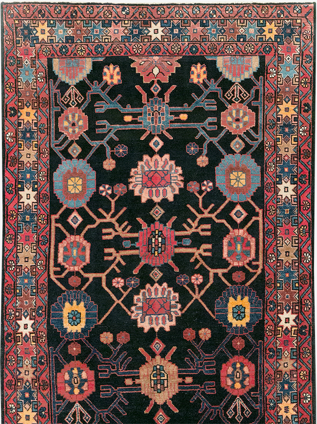 Vintage Persian Malayer Long Runner (Pair: 1 of 2), No.32424 - Gss