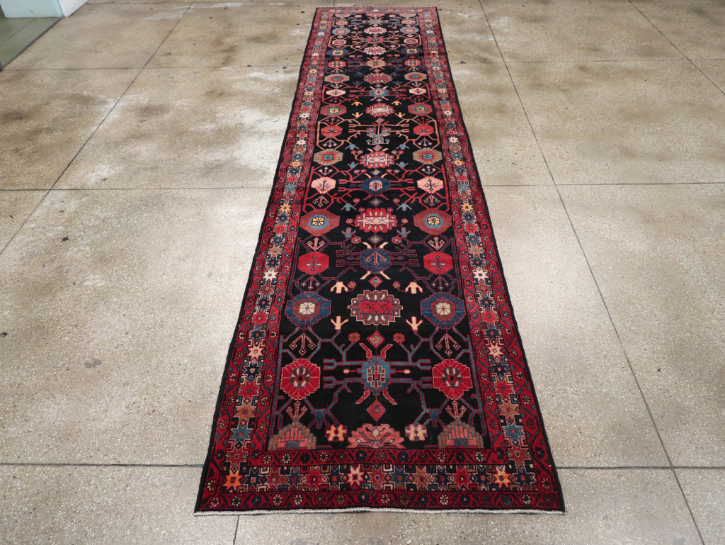 Vintage Persian Malayer Long Runner (Pair: 1 of 2), No.32424 - Gss