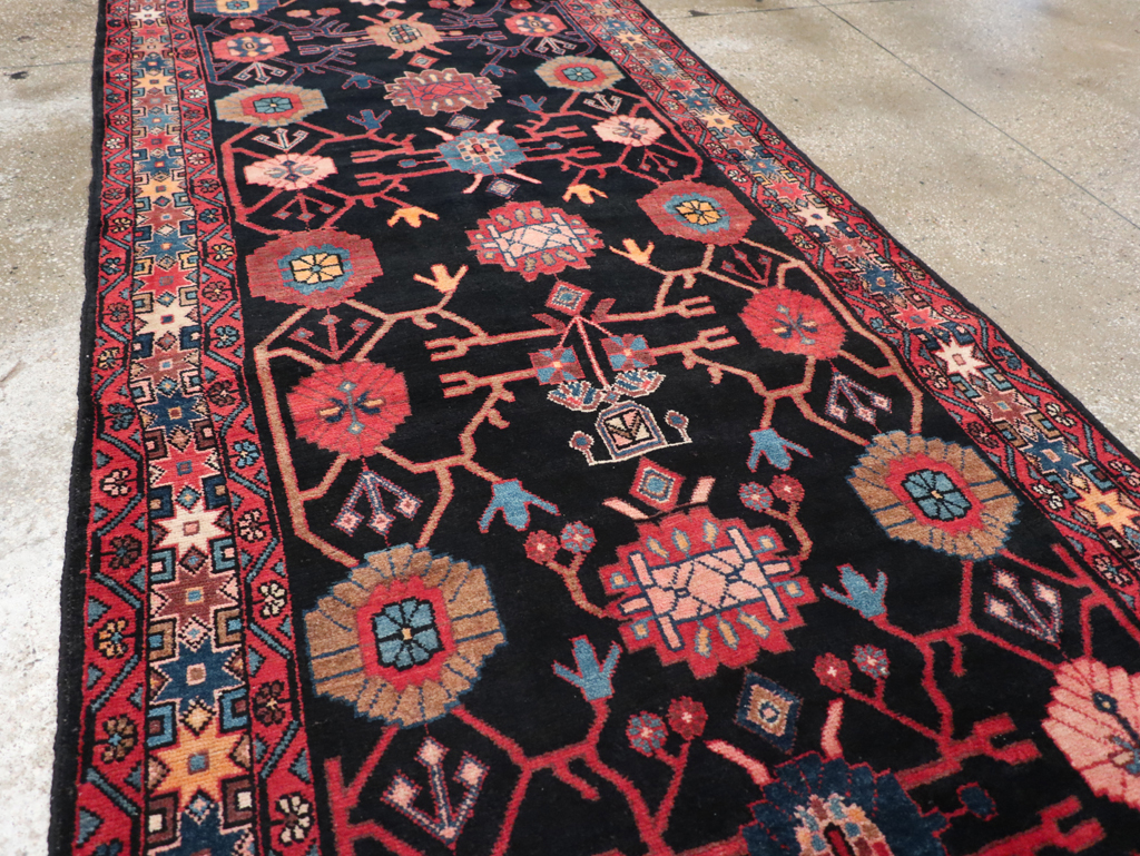 Vintage Persian Malayer Long Runner (Pair: 1 of 2), No.32424 - Gss