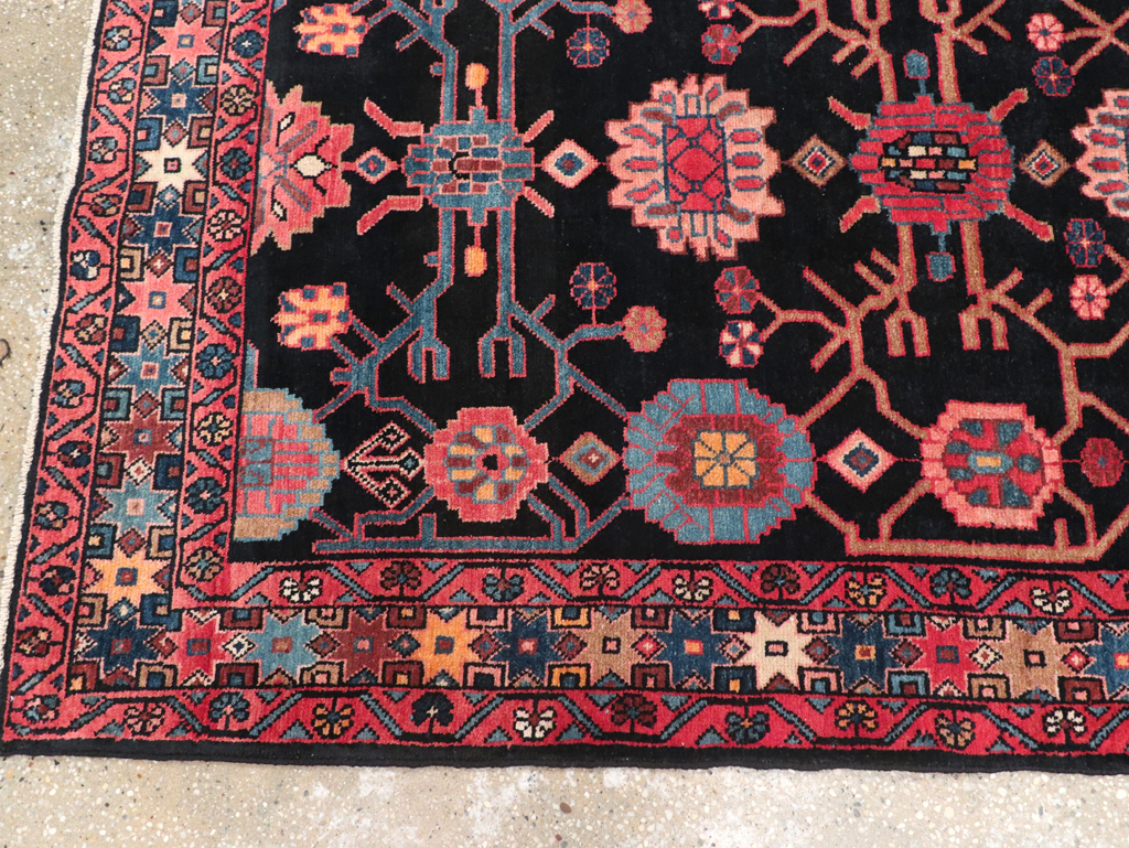 Vintage Persian Malayer Long Runner (Pair: 1 of 2), No.32424 - Gss