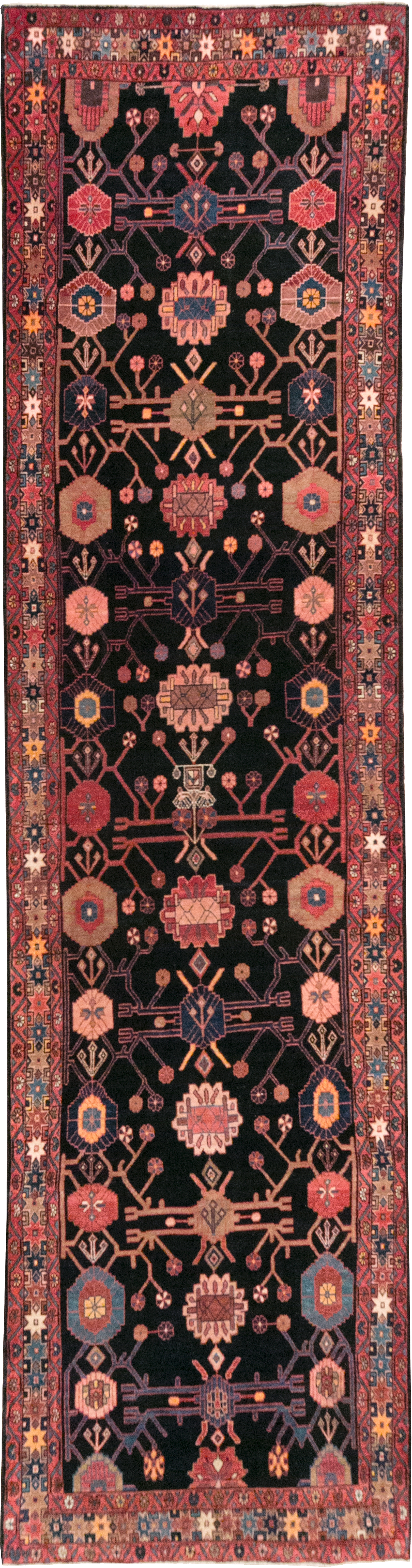 Vintage Persian Malayer Long Runner (Pair: 2 of 2), No.32425 - Gss