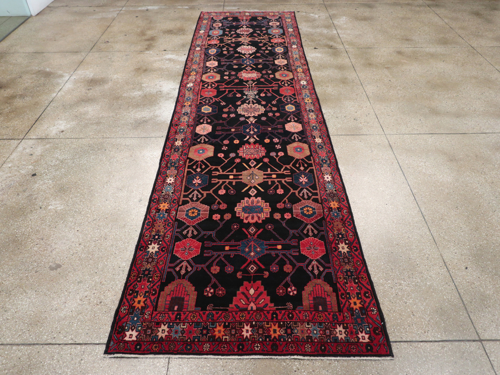 Vintage Persian Malayer Long Runner (Pair: 2 of 2), No.32425 - Gss