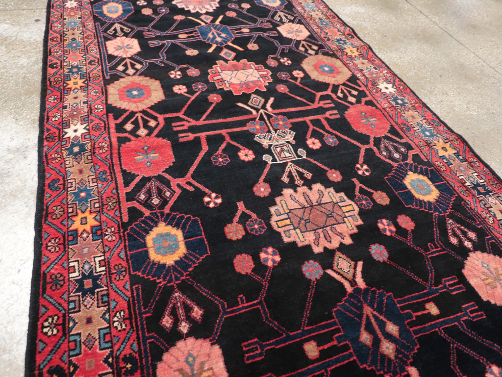 Vintage Persian Malayer Long Runner (Pair: 2 of 2), No.32425 - Gss